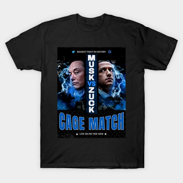 Musk vs Zuck T-Shirt by RuthlessMasculinity